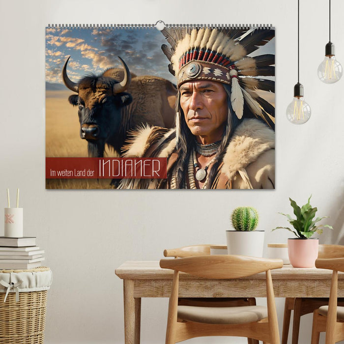 Im weiten Land der Indianer (CALVENDO Wandkalender 2026)
