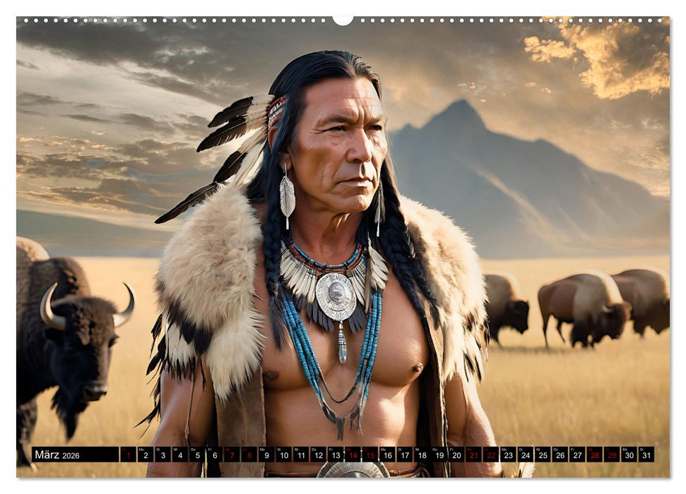 Im weiten Land der Indianer (CALVENDO Wandkalender 2026)