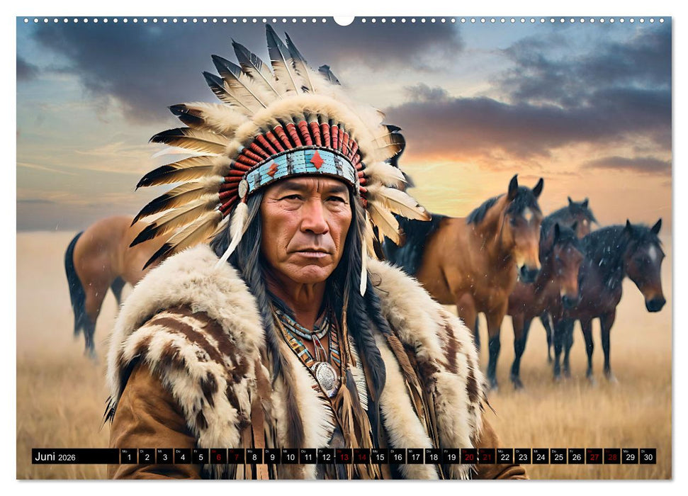 Im weiten Land der Indianer (CALVENDO Wandkalender 2026)