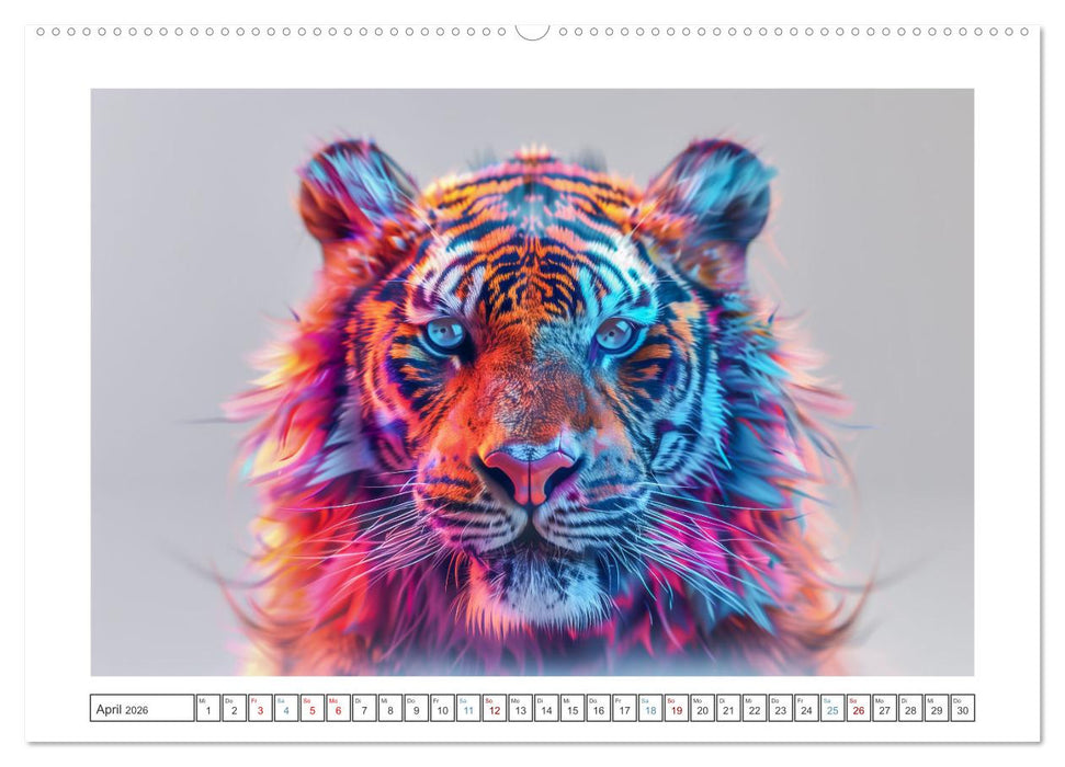 Modern Art Animals (CALVENDO Premium Wandkalender 2026)