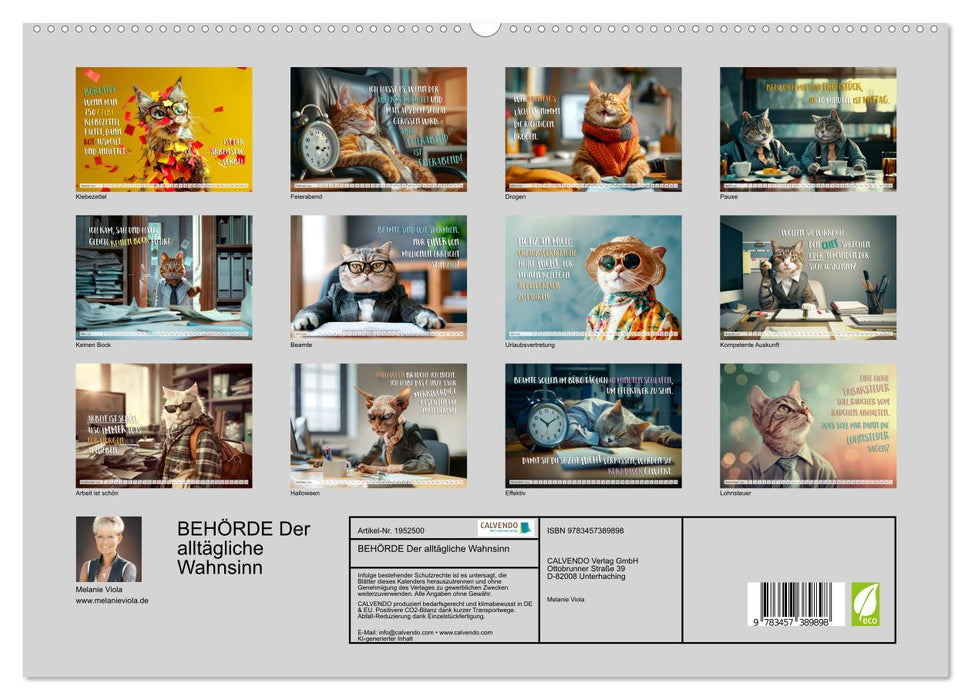 BEHÖRDE Der alltägliche Wahnsinn (CALVENDO Premium Wandkalender 2026)