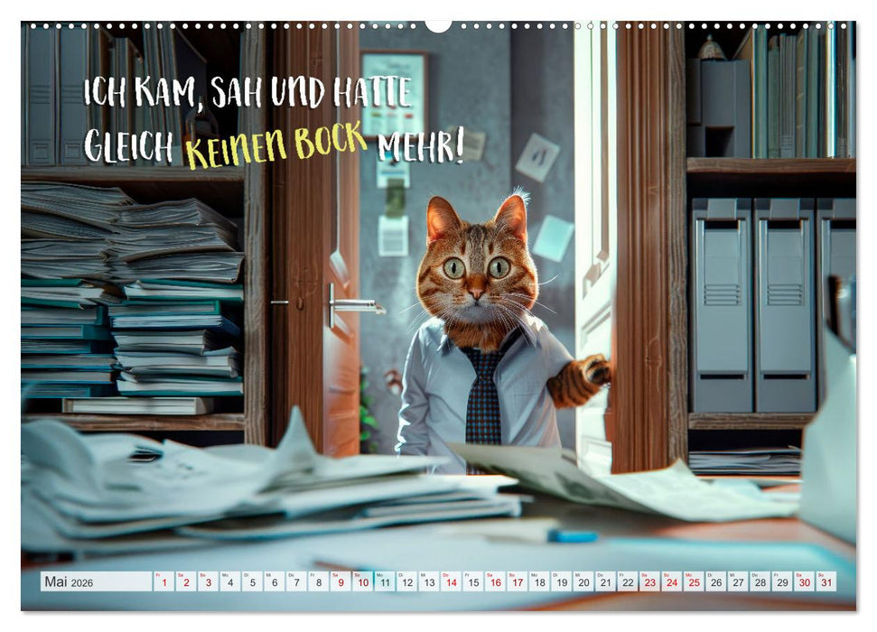 BEHÖRDE Der alltägliche Wahnsinn (CALVENDO Premium Wandkalender 2026)