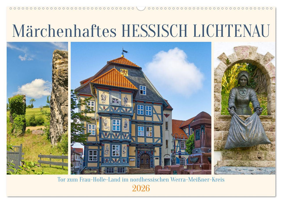 Märchenhaftes Hessisch Lichtenau (CALVENDO Wandkalender 2026)