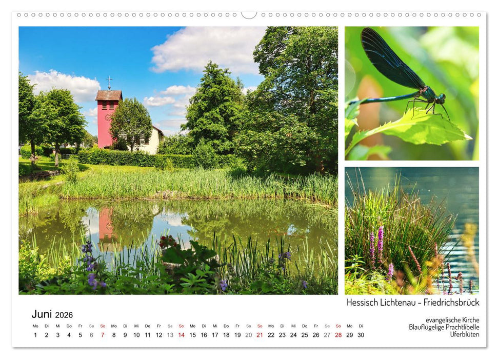 Märchenhaftes Hessisch Lichtenau (CALVENDO Wandkalender 2026)