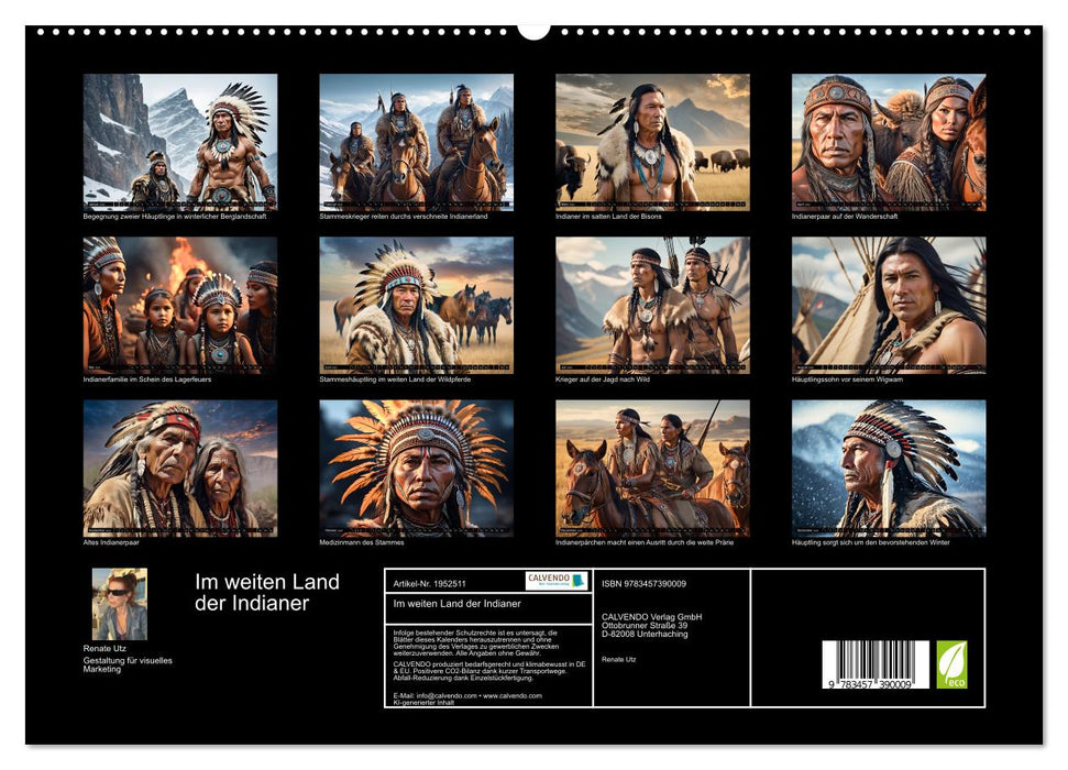 Im weiten Land der Indianer (CALVENDO Premium Wandkalender 2026)