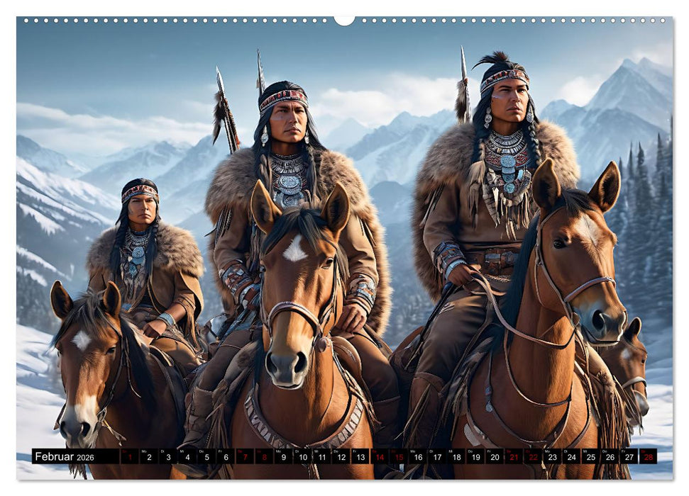 Im weiten Land der Indianer (CALVENDO Premium Wandkalender 2026)