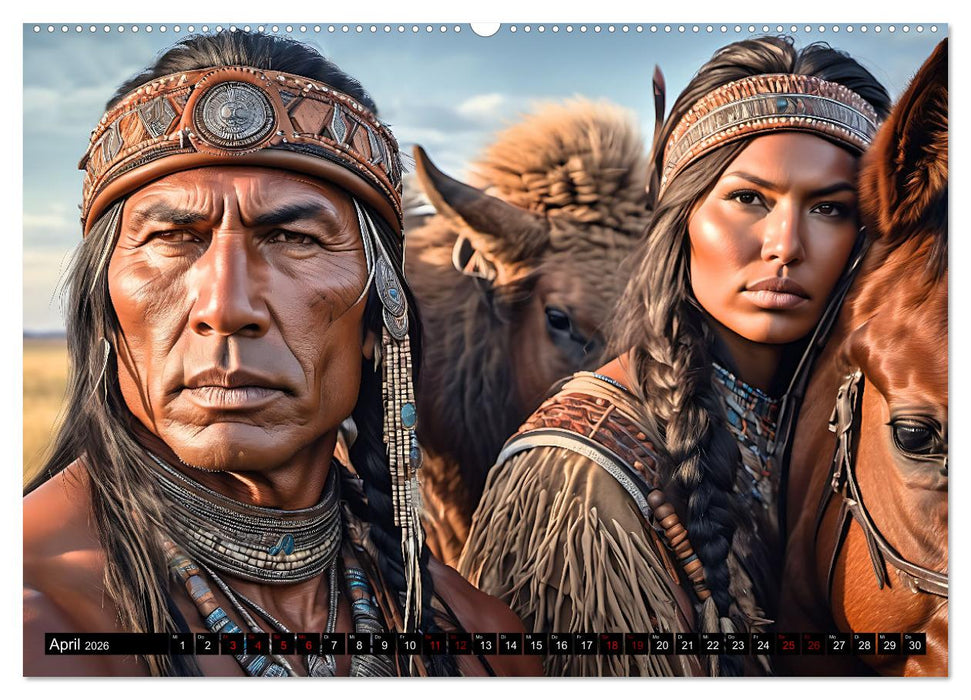 Im weiten Land der Indianer (CALVENDO Premium Wandkalender 2026)
