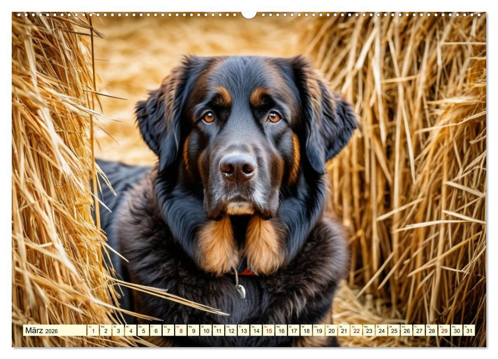 Molosser - Gigantischer Kuschelfaktor (CALVENDO Wandkalender 2026)