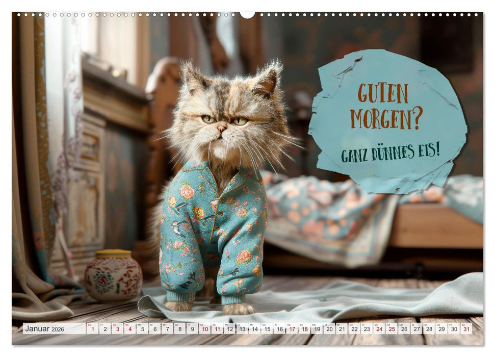 MORGENMUFFEL Mürrische Weisheiten (CALVENDO Premium Wandkalender 2026)