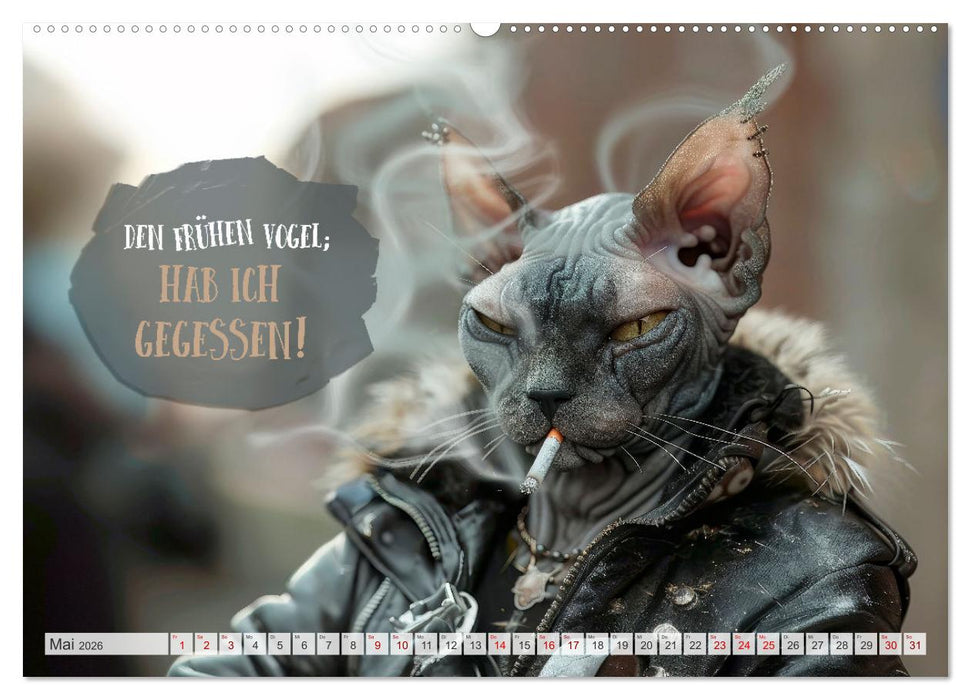 MORGENMUFFEL Mürrische Weisheiten (CALVENDO Premium Wandkalender 2026)