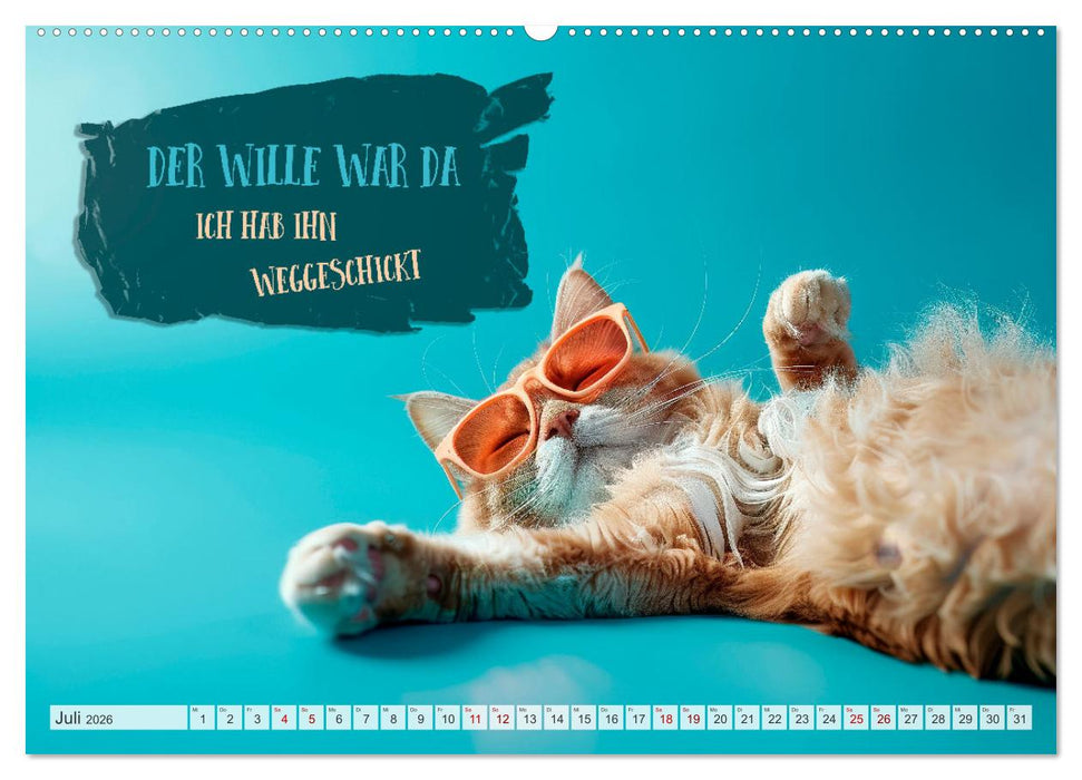 MORGENMUFFEL Mürrische Weisheiten (CALVENDO Premium Wandkalender 2026)