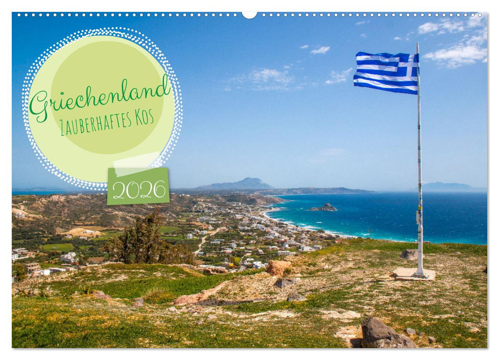 Griechenland - Zauberhaftes Kos (CALVENDO Wandkalender 2026)