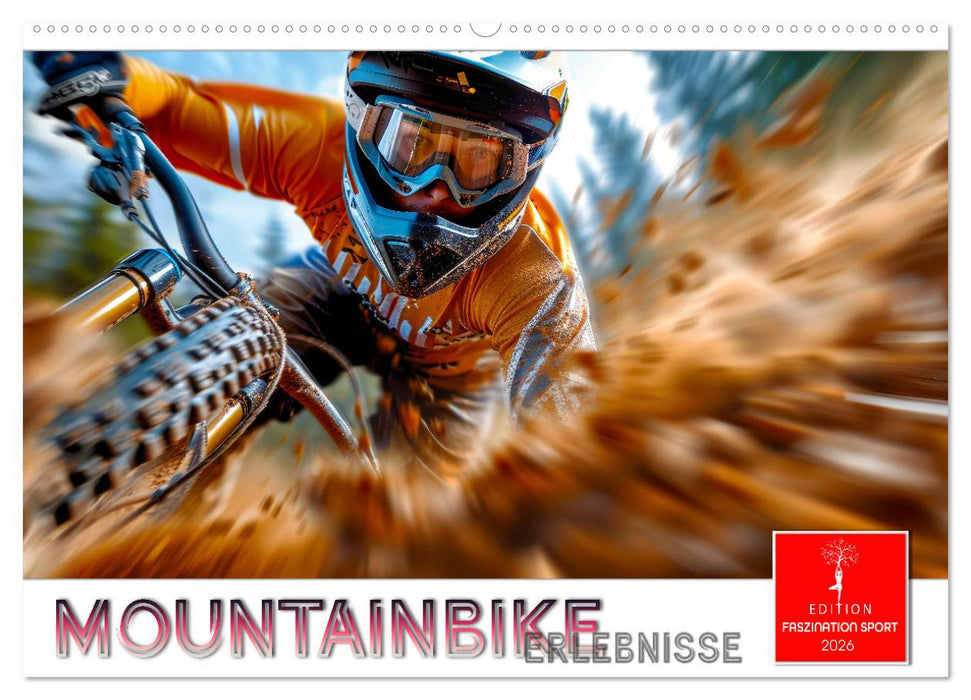 Mountainbike Erlebnisse (CALVENDO Wandkalender 2026)