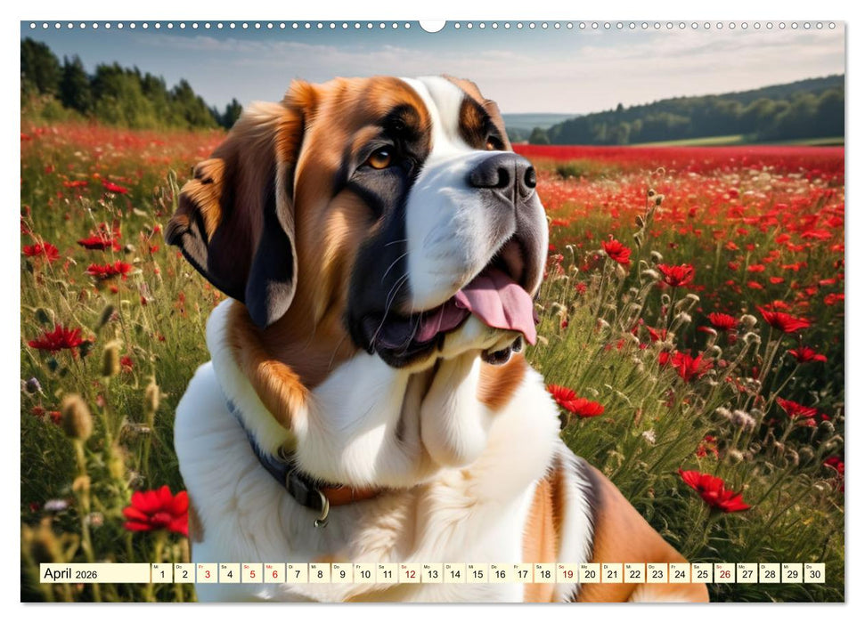 Molosser - Gigantischer Kuschelfaktor (CALVENDO Premium Wandkalender 2026)