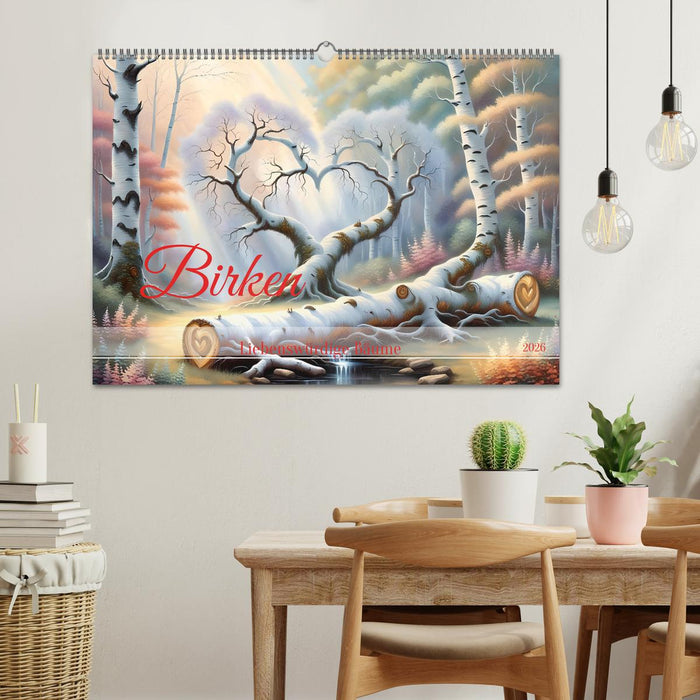 Birken Liebenswürdige Bäume (CALVENDO Wandkalender 2026)