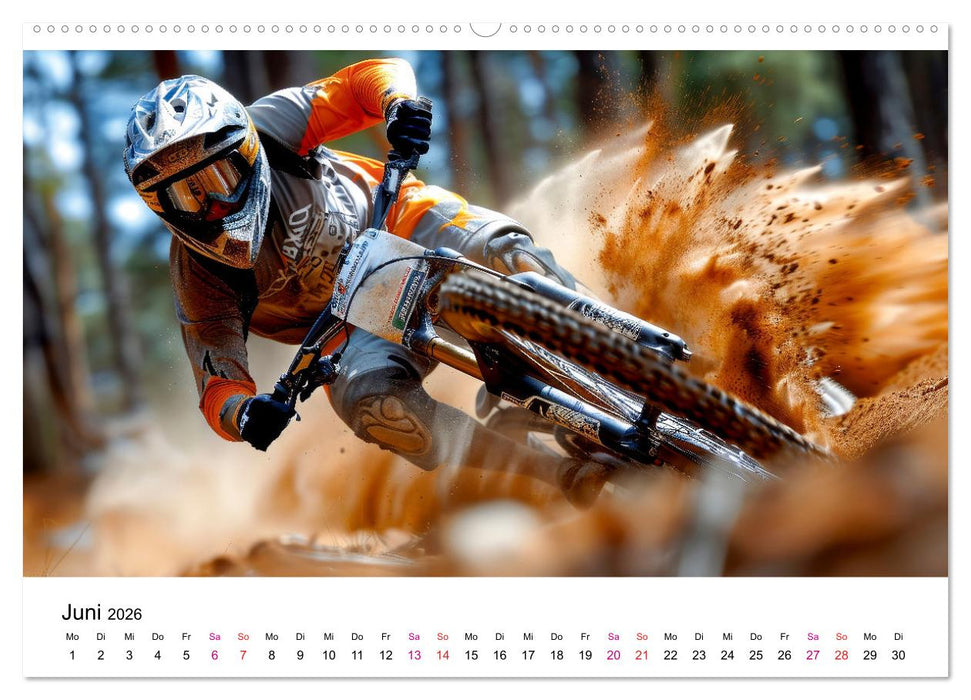 Mountainbike Erlebnisse (CALVENDO Premium Wandkalender 2026)