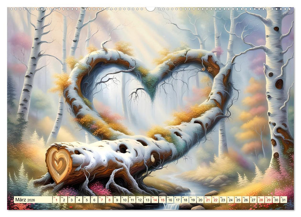 Birken Liebenswürdige Bäume (CALVENDO Premium Wandkalender 2026)