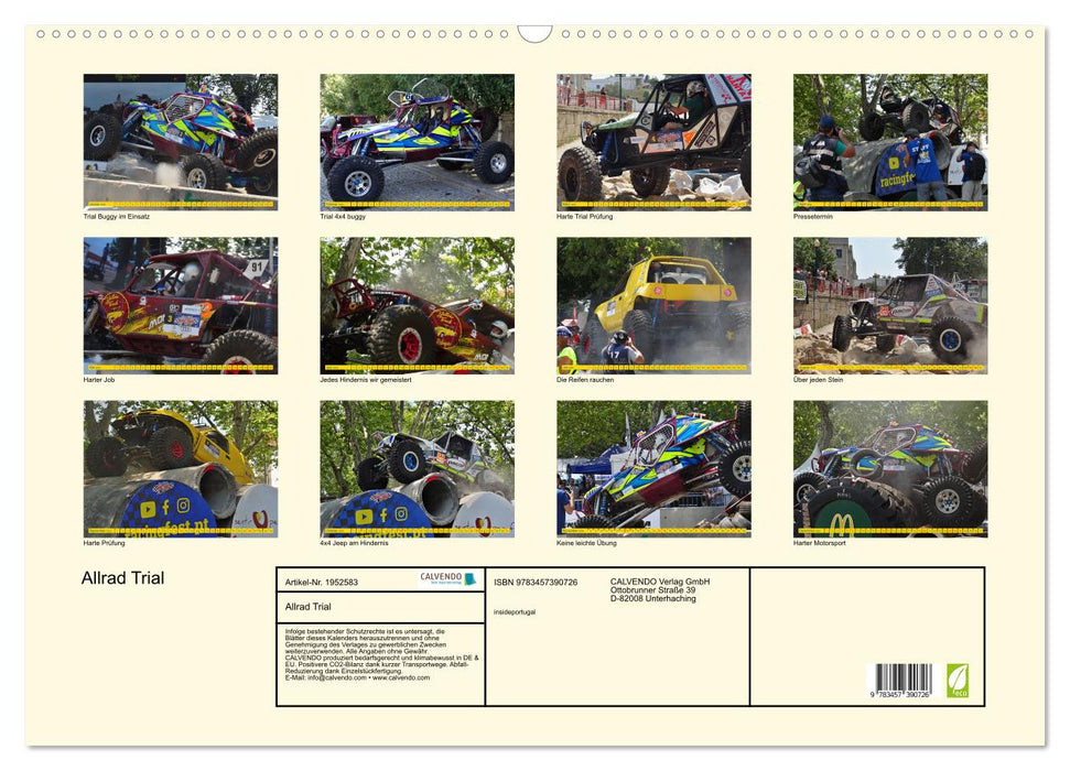 Allrad Trial (CALVENDO Wandkalender 2026)