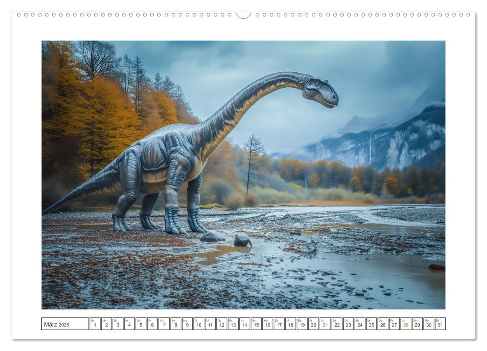 Giganten der Urzeit (CALVENDO Wandkalender 2026)