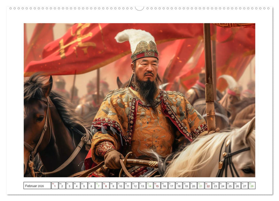 Mutige Krieger (CALVENDO Premium Wandkalender 2026)