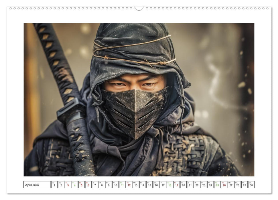 Mutige Krieger (CALVENDO Premium Wandkalender 2026)