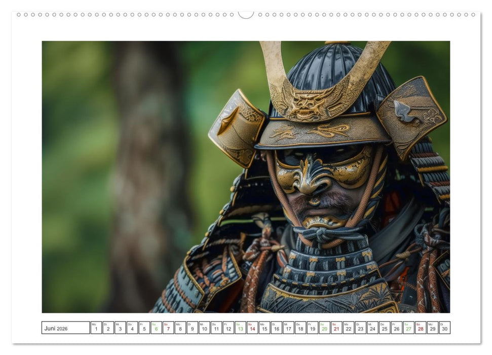 Mutige Krieger (CALVENDO Premium Wandkalender 2026)
