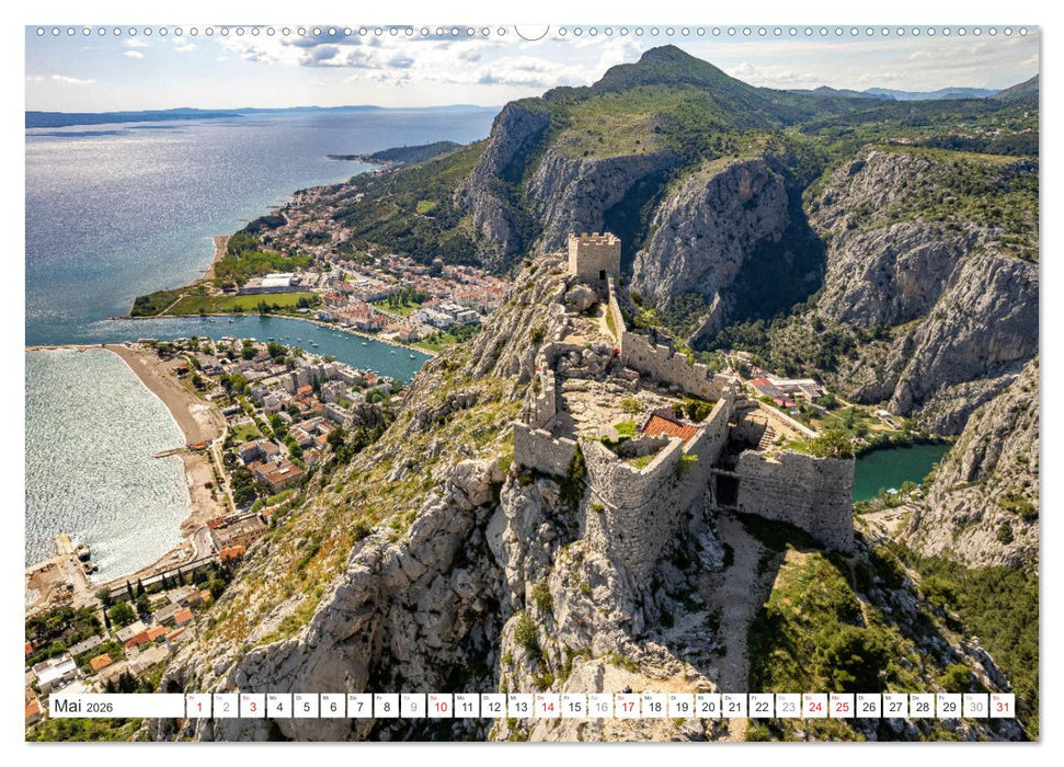 Kroatien von oben (CALVENDO Wandkalender 2026)