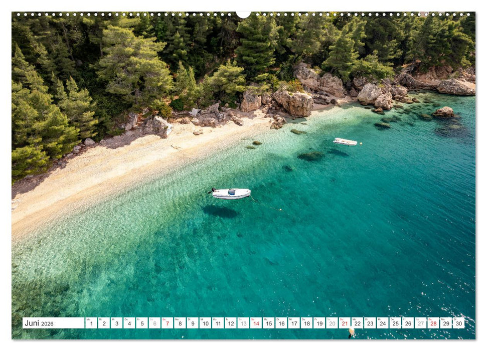 Kroatien von oben (CALVENDO Wandkalender 2026)