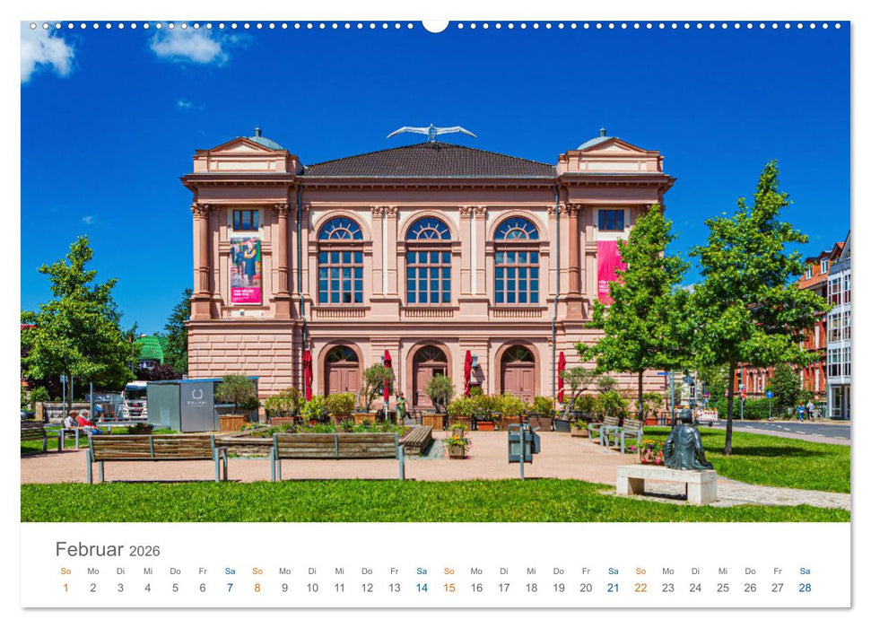 Eisenach - zu Füßen der Wartburg (CALVENDO Wandkalender 2026)