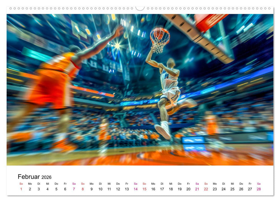 Basketball Erlebnisse (CALVENDO Wandkalender 2026)