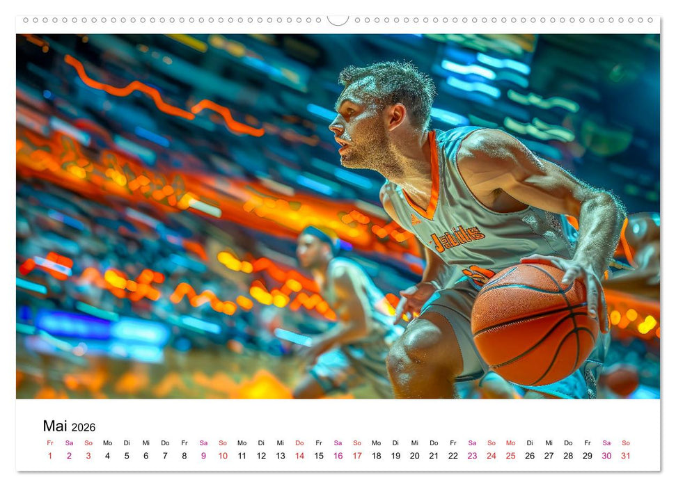 Basketball Erlebnisse (CALVENDO Wandkalender 2026)