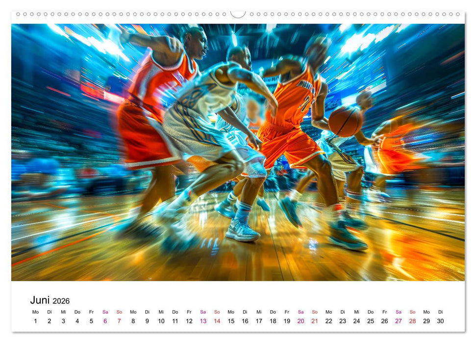 Basketball Erlebnisse (CALVENDO Wandkalender 2026)