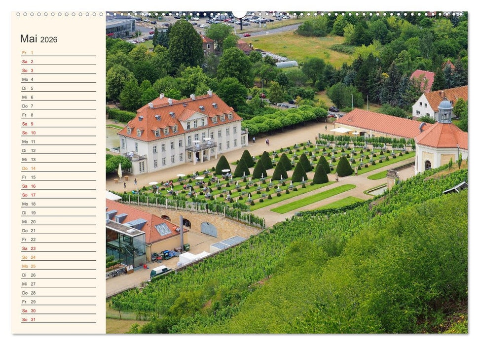 Vom Erzgebirge bis Neuseenland - Impressionen aus Sachsen (CALVENDO Wandkalender 2026)