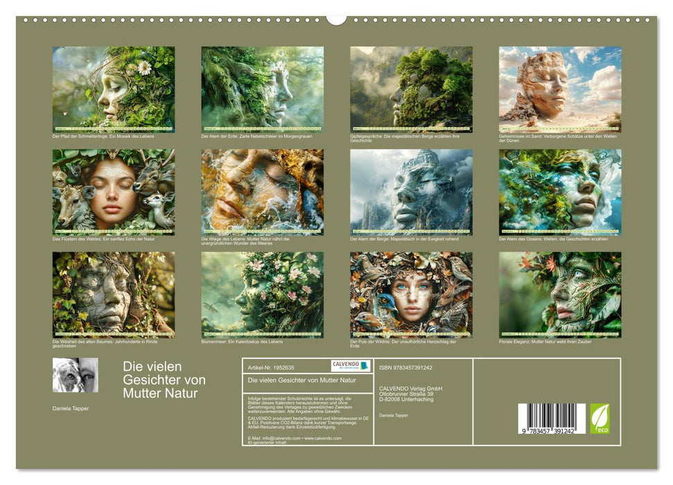 Die vielen Gesichter von Mutter Natur (CALVENDO Premium Wandkalender 2026)