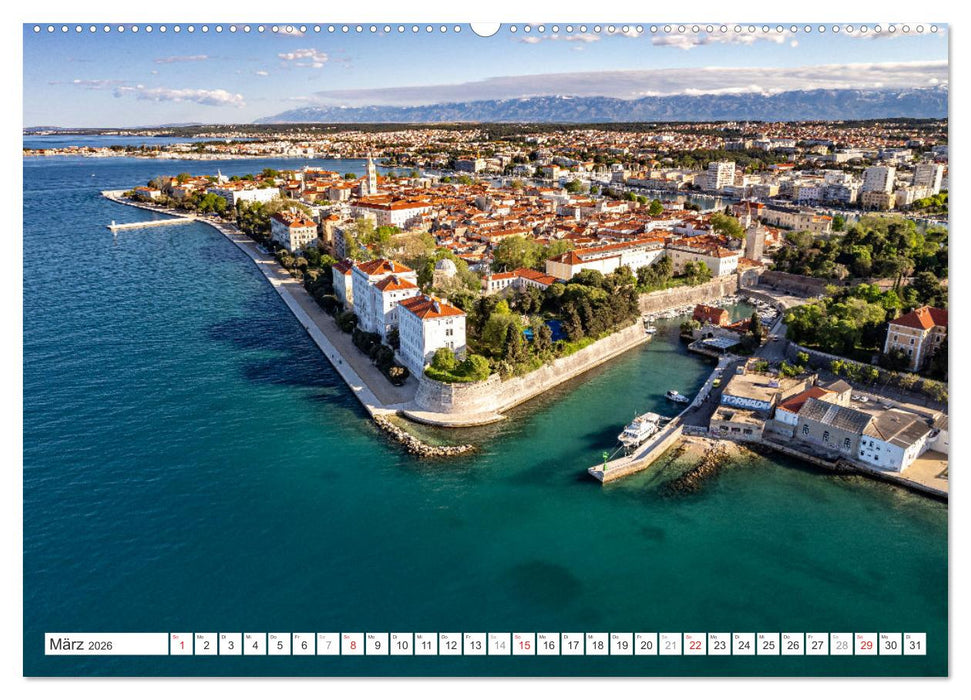 Kroatien von oben (CALVENDO Premium Wandkalender 2026)
