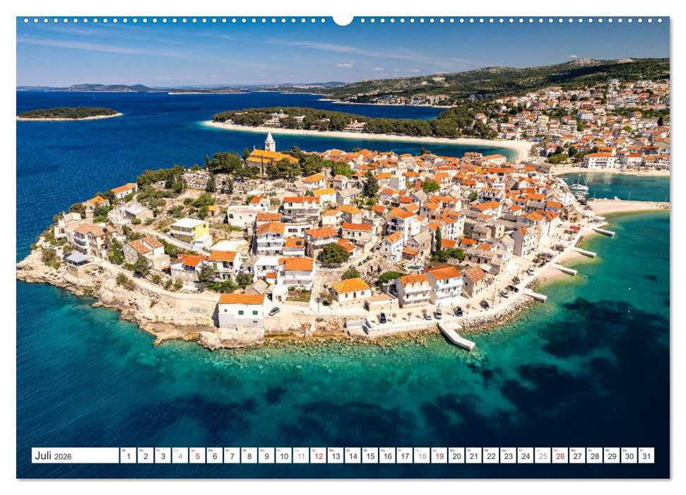 Kroatien von oben (CALVENDO Premium Wandkalender 2026)