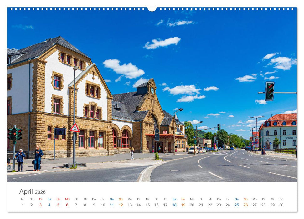 Eisenach - zu Füßen der Wartburg (CALVENDO Premium Wandkalender 2026)