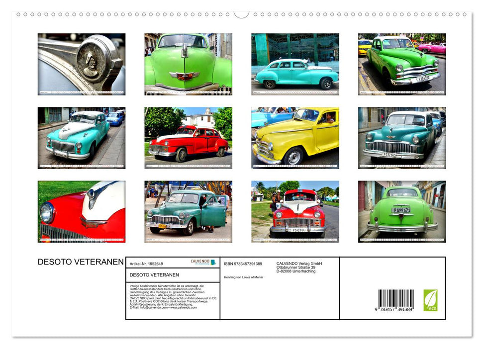 DESOTO VETERANEN (CALVENDO Premium Wandkalender 2026)