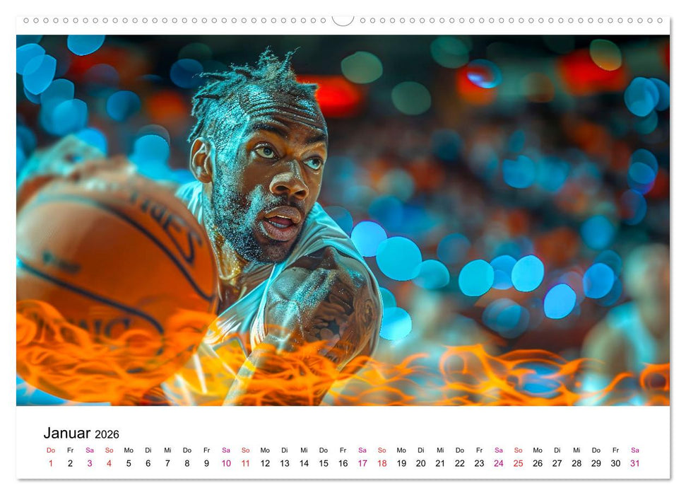Basketball Erlebnisse (CALVENDO Premium Wandkalender 2026)