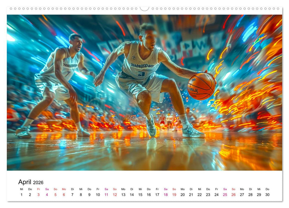 Basketball Erlebnisse (CALVENDO Premium Wandkalender 2026)