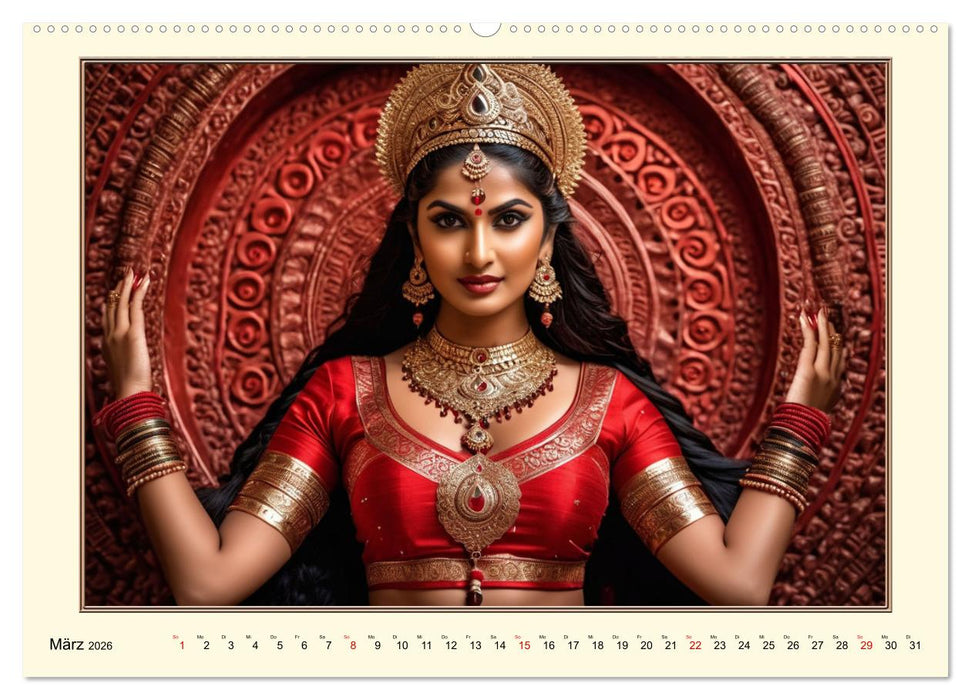 Tradition und Kultur in Indien (CALVENDO Premium Wandkalender 2026)