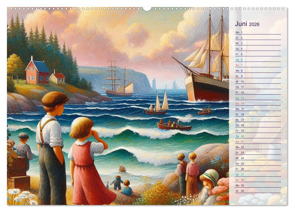 KINDERLAND (CALVENDO Wandkalender 2026)