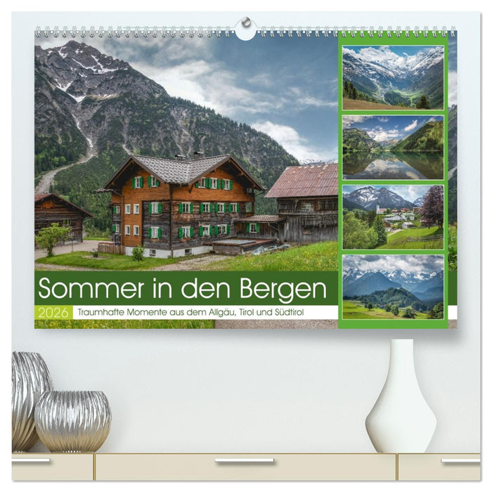 Sommer in den Bergen (CALVENDO Premium Wandkalender 2026)