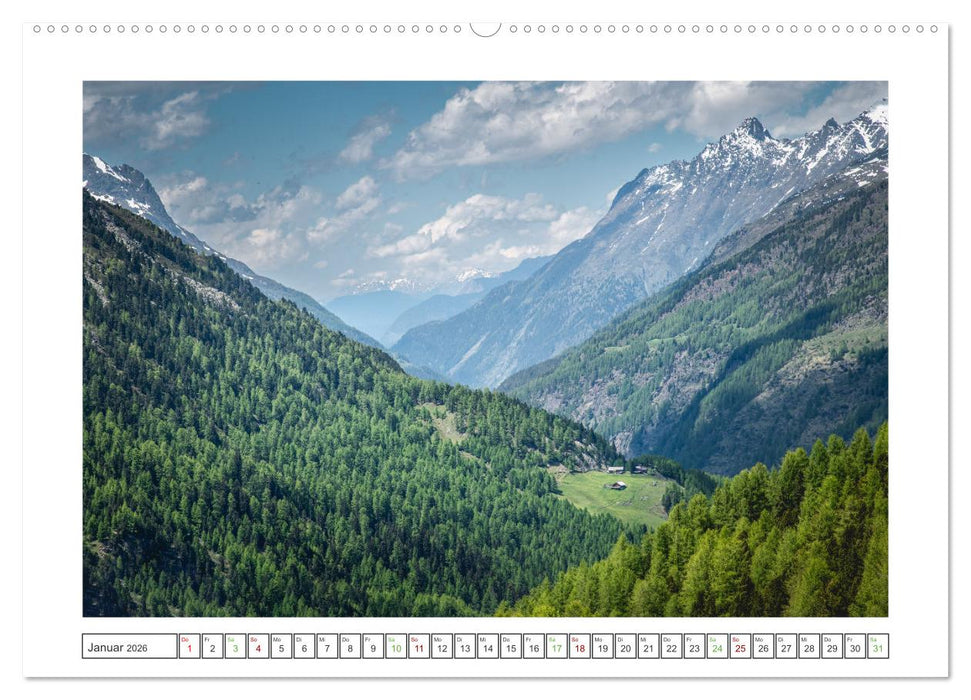 Sommer in den Bergen (CALVENDO Premium Wandkalender 2026)