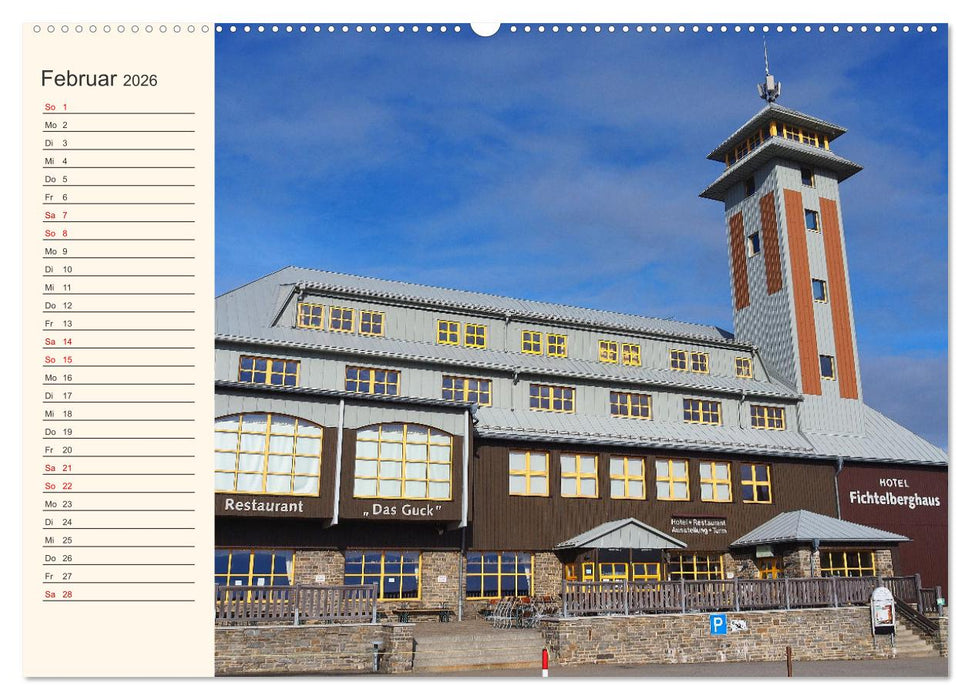 Vom Erzgebirge bis Neuseenland - Impressionen aus Sachsen (CALVENDO Premium Wandkalender 2026)