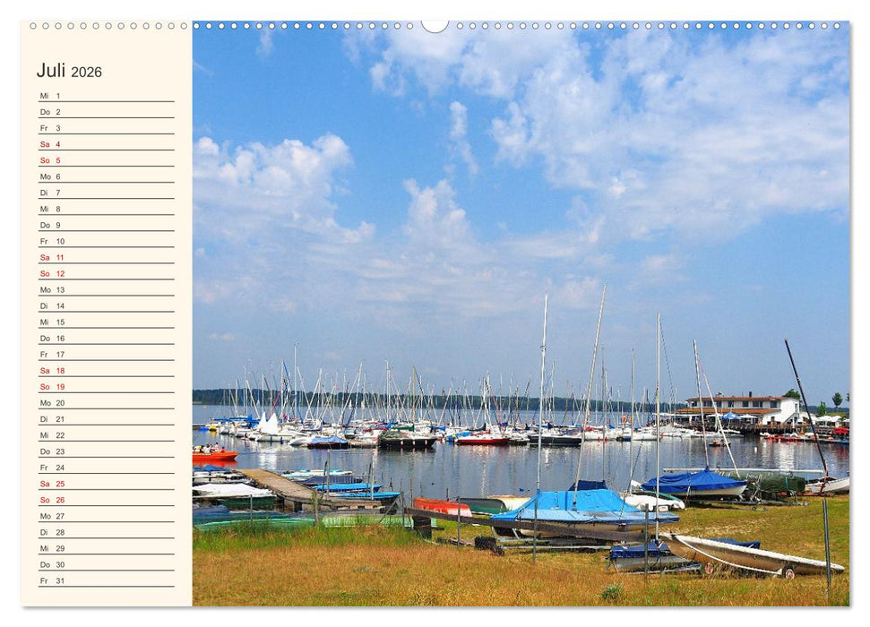 Vom Erzgebirge bis Neuseenland - Impressionen aus Sachsen (CALVENDO Premium Wandkalender 2026)