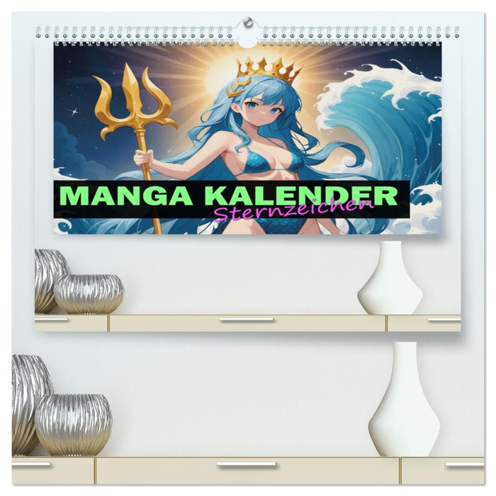 Manga Kalender Sternzeichen (CALVENDO Premium Wandkalender 2026)