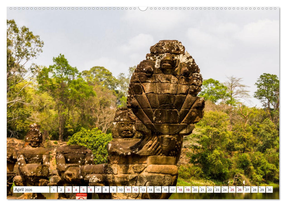 Siem Reap Stadt der Tempel Kambodscha (CALVENDO Wandkalender 2026)