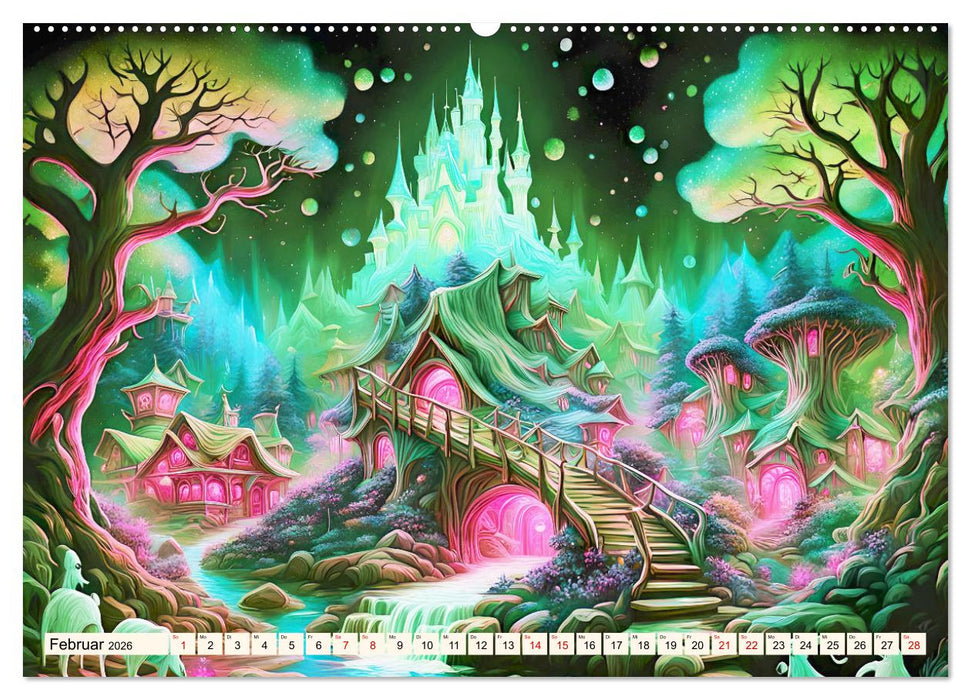 Verzauberte Schlösser (CALVENDO Wandkalender 2026)