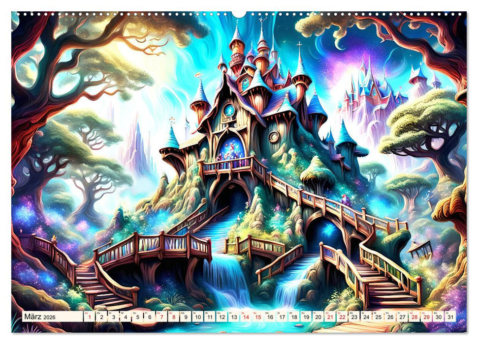Verzauberte Schlösser (CALVENDO Wandkalender 2026)